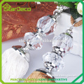 A-TB006 Beaded Tiebacks For Curtain, Polyester Rope With Crystal Beads Curtain Tiebacks